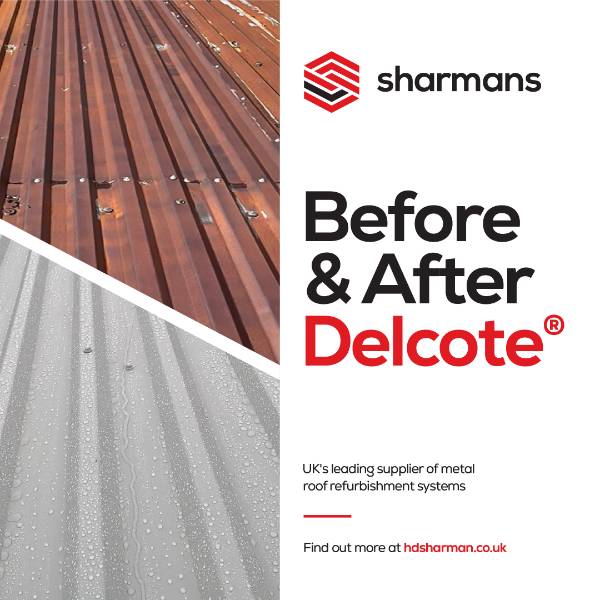 Delcote® 10 Architectural Roof Coating for Metal Roofs (10 Year BBA) - Silicone Roof Coating