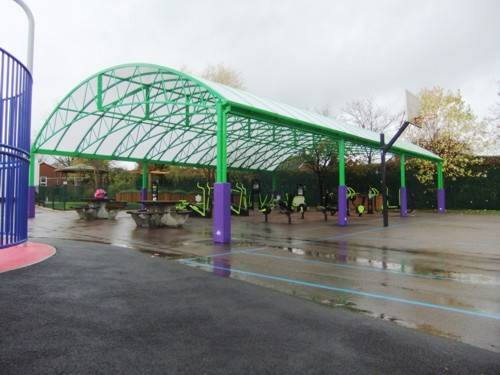 White Spire School - Freestanding Canopy