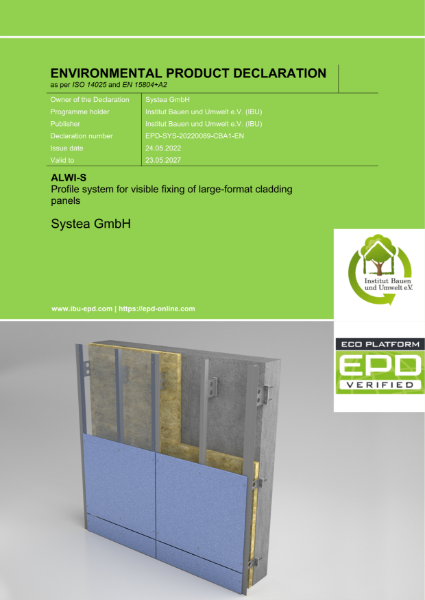 EPD // ALWI-S Profile System 