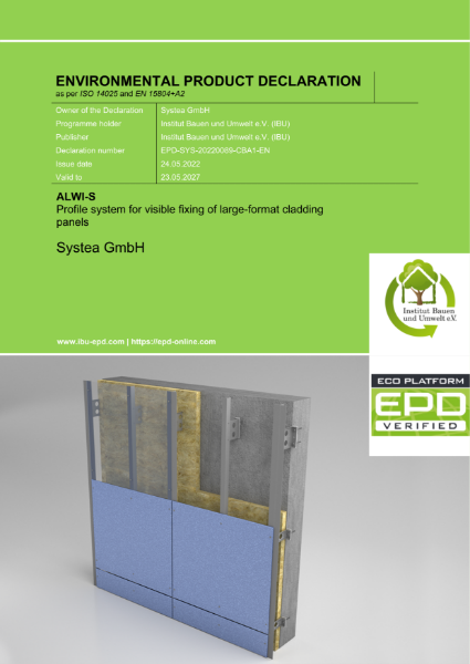 EPD - ALWI-S Profile System 