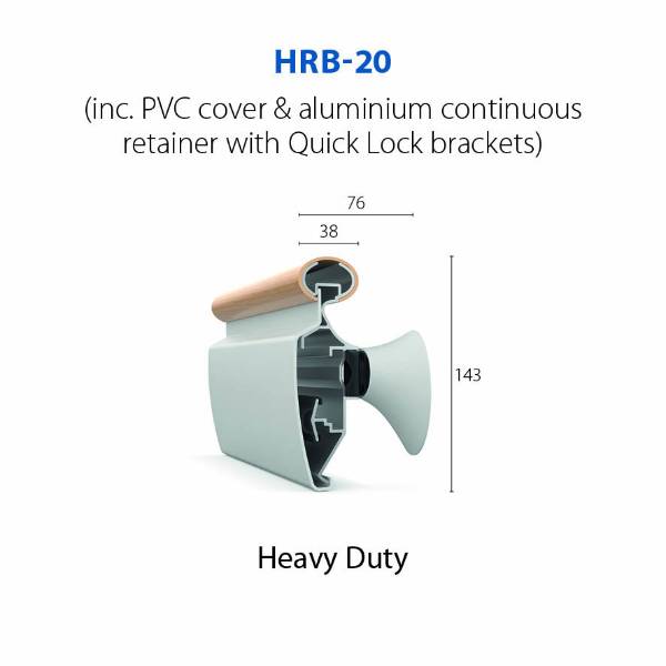 CS Acrovyn® HRB-20 & HRB-20AL Hand/ Crash Rails