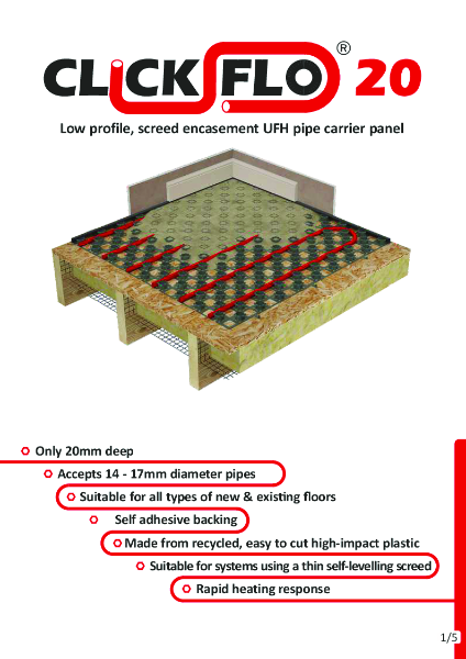 Clickflo® 20 - Data Sheet
