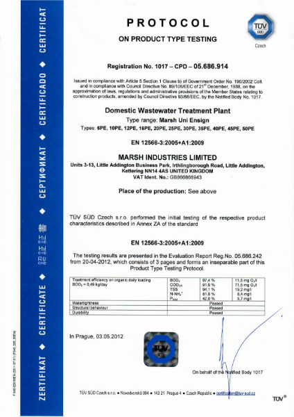 TUV - Safety and Quality Report