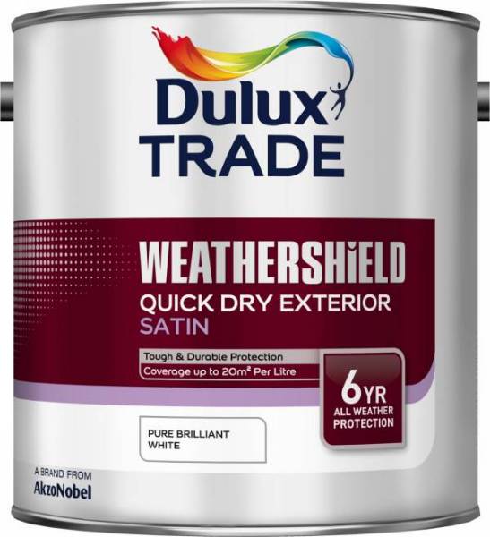 Dulux Trade Weathershield Exterior Quick Dry Satin