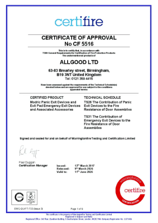 Certifire Certificate