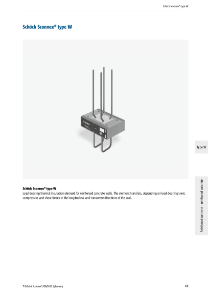 Technical Information Schock Sconnex Type W