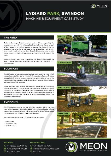 LYDIARD PARK, SWINDON MACHINE & EQUIPMENT CASE STUDY