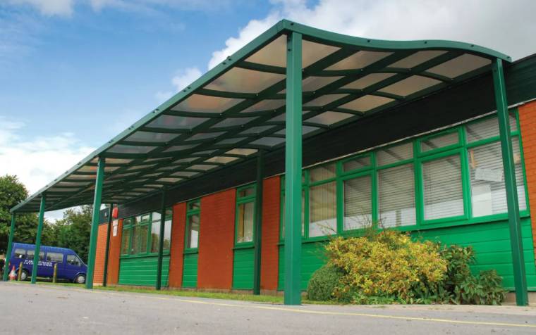 Plymouth Wave Canopy - Modular canopy, open sided shelter