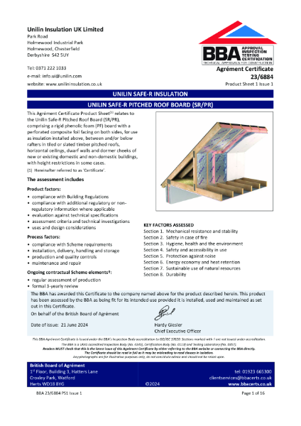 BBA Agrément Certificate