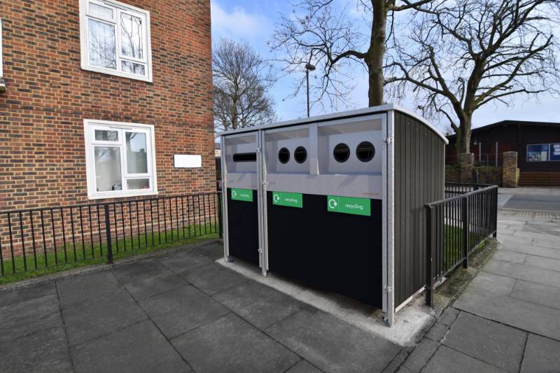 metroSTOR PBML Bin Storage Housings 660L 4-Wheeled Bins (End Load)