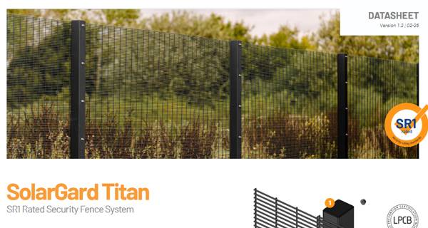 SolarGard Titan SR1/A1 Solar Farm Fencing