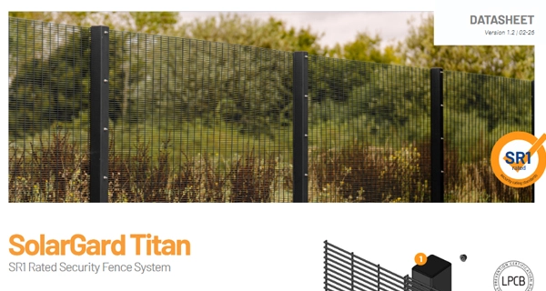 SolarGard Titan SR1/A1 Solar Farm Fencing