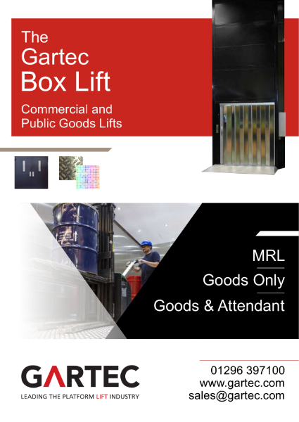 Gartec Box Goods Lift (High Capacity)