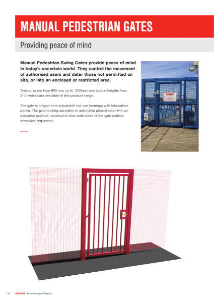 Manual Pedestrian Gates