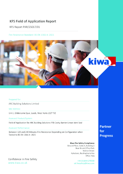 FoA Report Fire Stop Slab