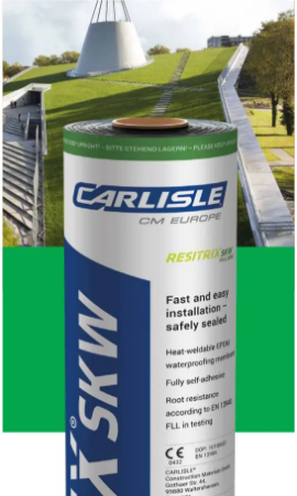RESITRIX® SKP/SKW Warm Roof Adhered - Single Layer Roof Covering System