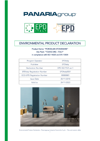 Environmental Product Declaration