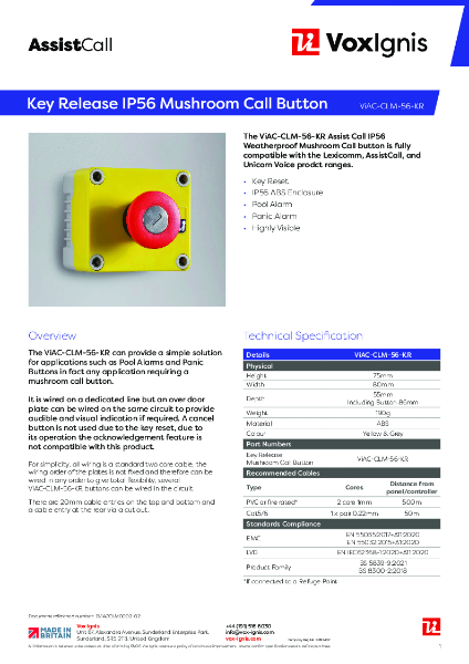 ViAC-CLM-56-KR Datasheet