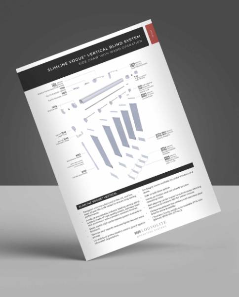 Slimline Vogue Vertical Technical Specification