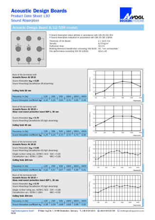 VoglFuge 130 - Product Data Sheet