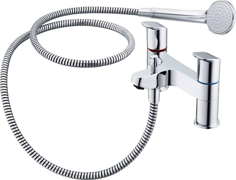 Ceraflex Bsh Mixer Rim Mounted Chrome Dc 2H & Kit