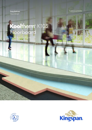 Kingspan Kooltherm K103 Floorboard brochure