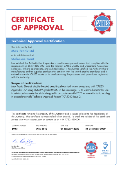 CARES Technical Approval Report TA7 - 5043 (Issue 2)