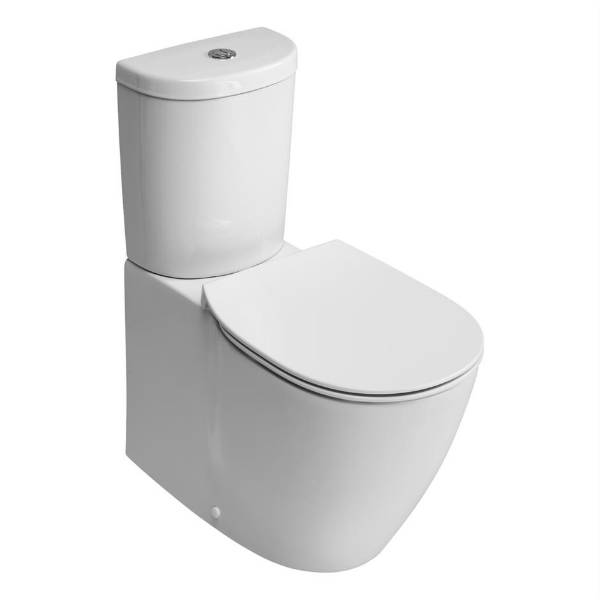 Santorini Ellipse Close Coupled Back To Wall WC Suite with Aquablade technology