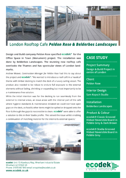 ecodek® Case Study - Office Space in Town, London.