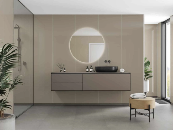 Colour Collection - Beige  - Veggpanel på Badet