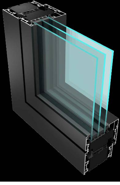 Comar 10 Passivhaus Certified Aluminium Window - Aluminium casement window