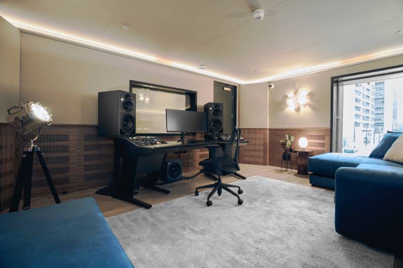 Qube East Recording Studios, Wood Wharf, Canary Wharf