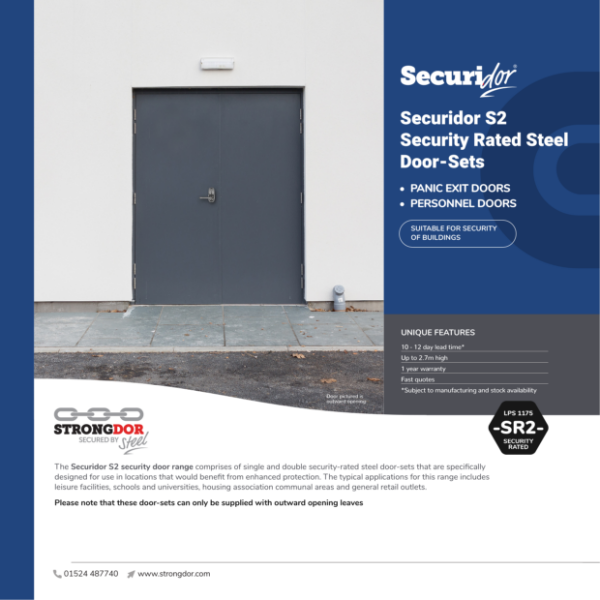 Securidor: SR2 Security Rated Steel Door