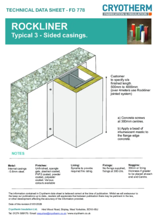 Cryoterm- Rockliner Data Sheet FD 778 UC