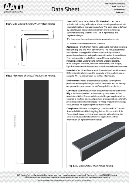 SN293-WL-57 Data Sheet