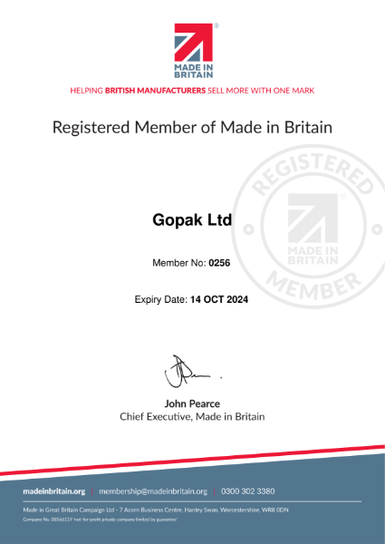 Gopak Made In Britain 0256