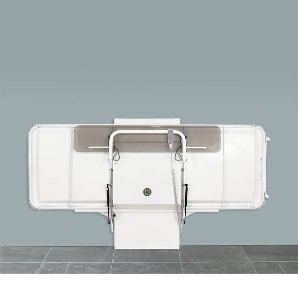Hudson Changing Bed - Foldable Height-Adjustable Shower Bench