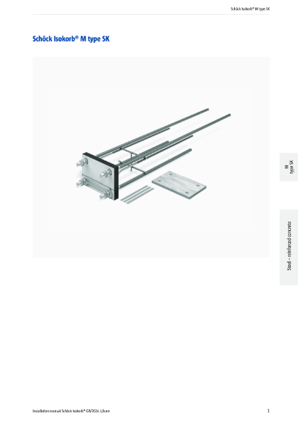 Installation Instructions Schoeck Isokorb M type SK