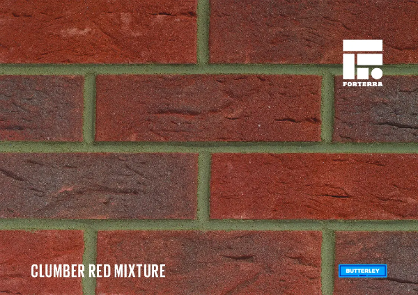 Butterley Clumber Red Mixture Brick - Technical Data Sheet