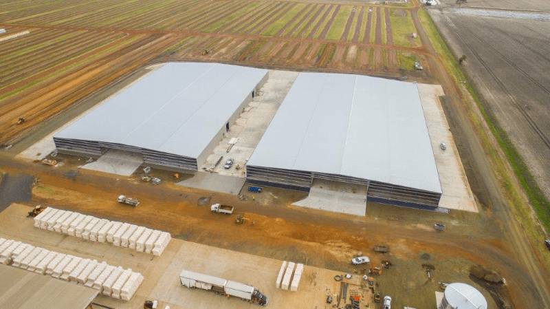 Queensland Cotton Dalby Gin Storage Sheds, QLD