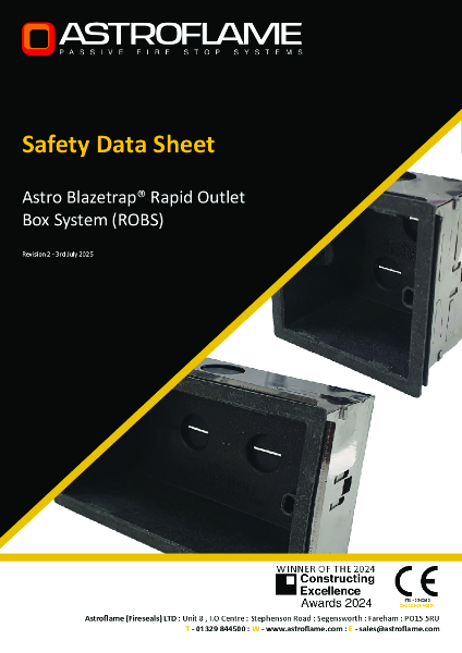Astro Blazetrap® Rapid Outlet Box System (ROBS) - (SDS)