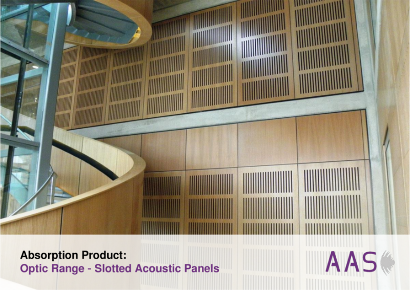 Optic - Slotted Acoustic Panels