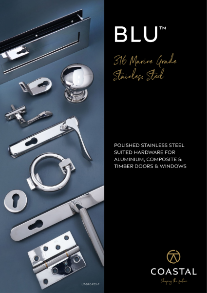 BLU Polished Stainless Steel Suited Hardware
