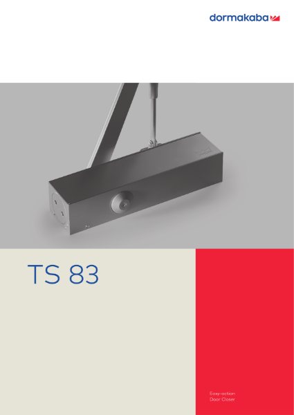 DORMA TS 83 Easy-Action Door Closer