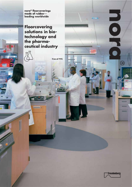 Floorcovering solutions in bio-technology and the pharmaceutical industry