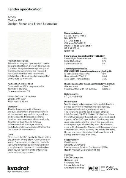 Athos Technical Specification