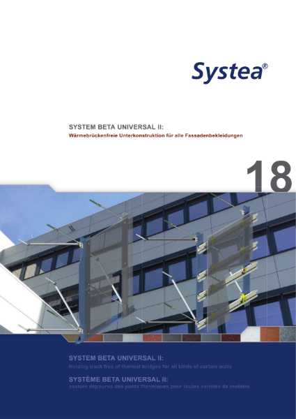 Systea Universal 2 Product Sheets