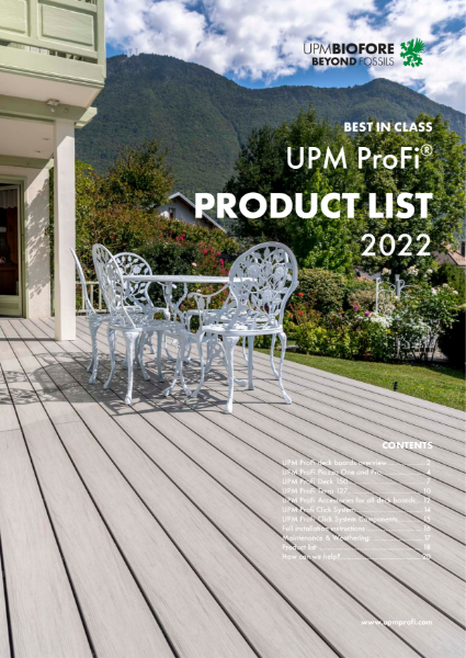 UPM ProFi Product List
