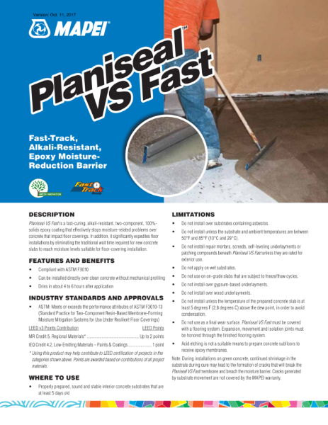 Planiseal™ VS FAST