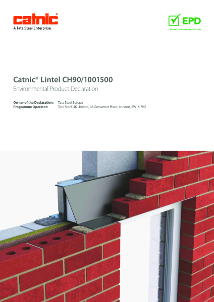 Envionmental Product Declaration: Catnic Cavity Wall Lintel Heavy Duty (CH90)